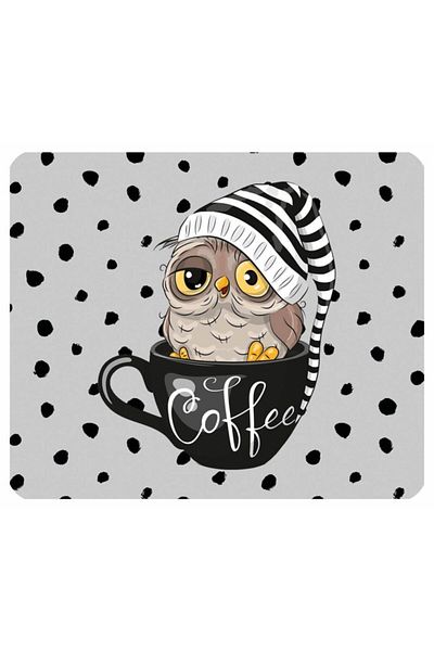 MAĞAZA DEPOM Owl Night Owl - Mouse Pad cu imprimeu pătrat