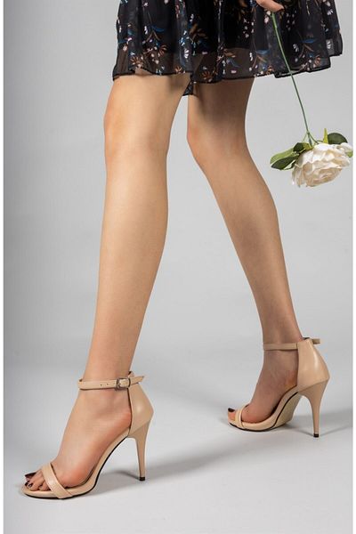 Riccon Pantofi cu toc pentru femei Nude Skin00121451