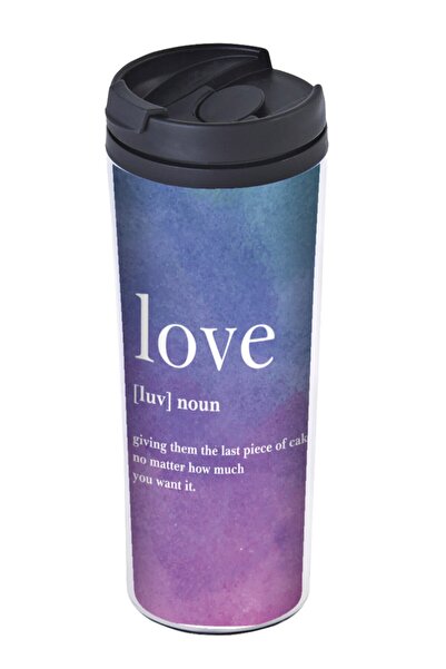 ALLMUG Termos Kupa 380 Ml Love Noun