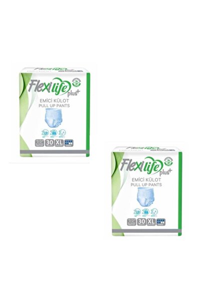 Flexi Life Flexilife Plus Emici Külot Hasta Bezi Ekstra Büyük Boy Xlarge 2 Paket 60 Adet