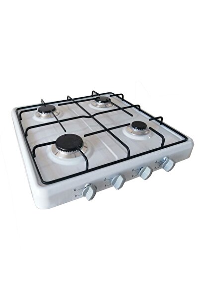 Avva Home 4 Dört Gözlü Tüplü Set Üstü Ocak Beyaz (LPG) 4lpg-b