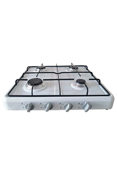 Avva Home 4 Dört Gözlü Tüplü Set Üstü Ocak Beyaz (LPG) 4lpg-b
