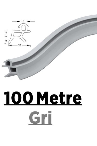 CONTACALL Pen Door Window Seal Case Sash Wick 100 Meters Gray Standard Pimapen, Fıratpen, Egepen, Winsa