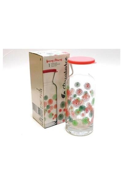 Paşabahçe 43814 Spring Flowers Silikon Kapaklı Karaf 700 Cc