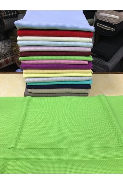 Güney Seccadelik Etamin 75x130 Yeşil Seccadelik Etamin Nakış Kumaş Etamin Pan...