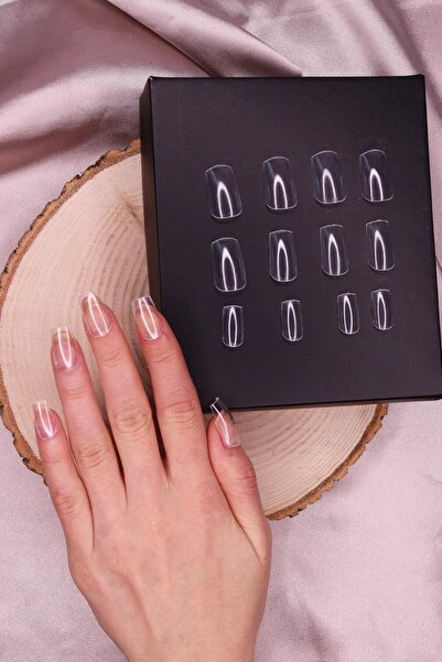 MUJGAN 100' Lü Takma Tırnak Şeffaf Takma Tırnak T61