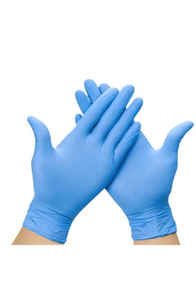 Has-Pet Nitrile Exam Gloves Powder Free Blue L 100 pcs