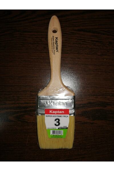 metro fırça Captain Super Cutting Brush with Wooden Handle - No:3