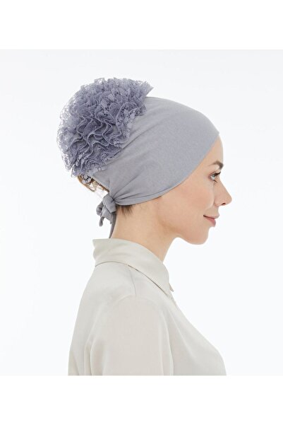 LAVENDER Stitched Ruffle Bonnet