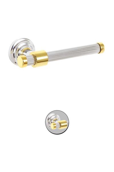 Maya Line Chrome Pvd Gold Open Paper Holder