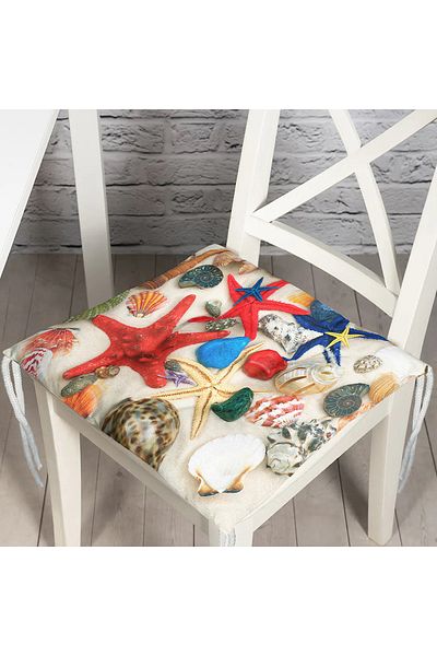 Realhomes Custom Design Digital Printed Pouf Chair Cushion