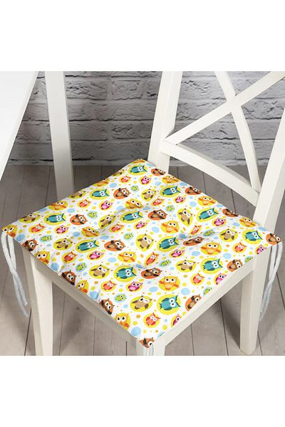 Realhomes Custom Design Digital Printed Pouf Chair Cushion