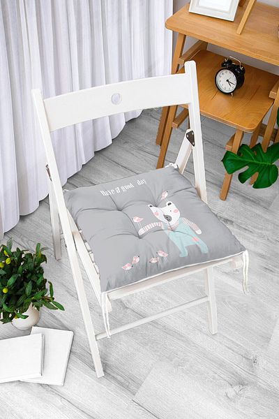 Realhomes Pernă de scaun cu puf imprimată digital cu design personalizat