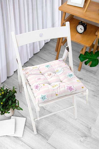 Realhomes Digital Printed Fluffy Chair Cushion