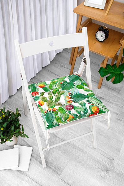Realhomes Custom Design Digital Printed Pouf Chair Cushion