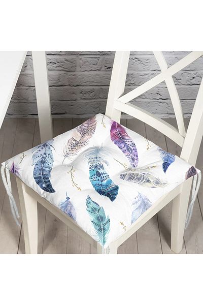 Realhomes Real Homes Digital Printed Fluffy Chair Cushion