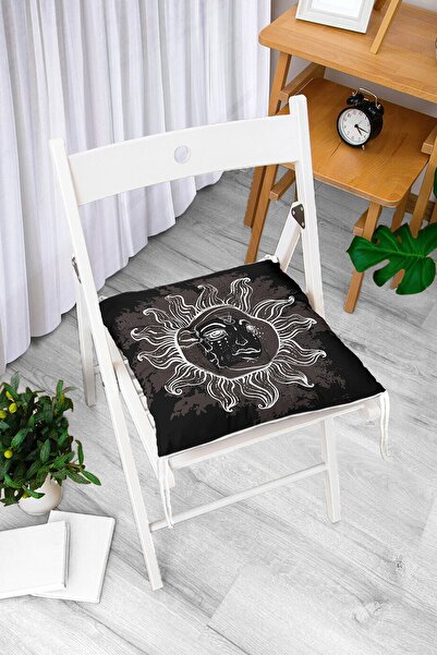 Realhomes Specijalni dizajn jastuka za stolicu sa motivom sunca i meseca