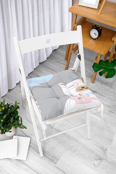 Realhomes Pernă de scaun cu puf imprimată digital cu design personalizat