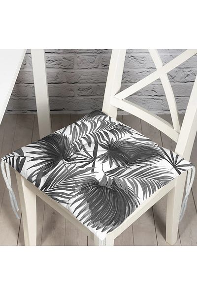 Realhomes Real Homes Digital Printed Fluffy Square Chair Cushion