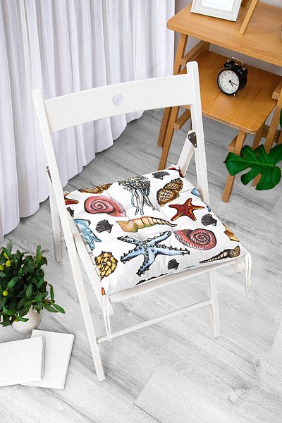 Realhomes Custom Design Digital Printed Pouf Chair Cushion