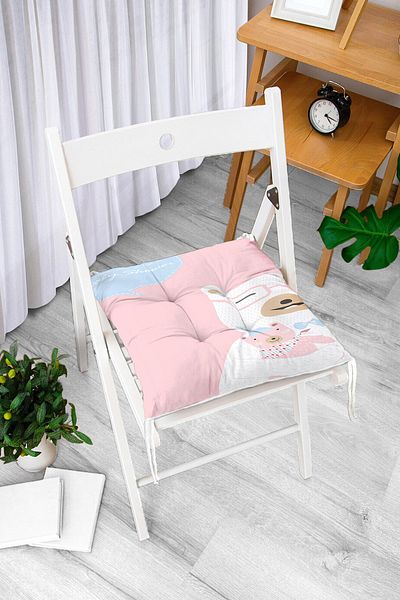 Realhomes Pernă de scaun cu puf imprimată digital cu design personalizat