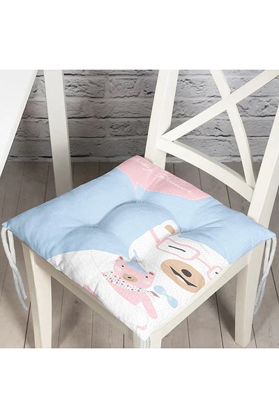 Realhomes Pernă de scaun cu puf imprimată digital cu design personalizat