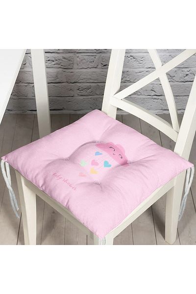 Realhomes Pernă de scaun cu puf imprimată digital cu design personalizat