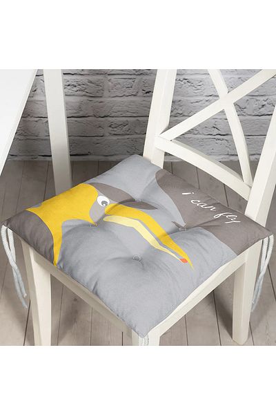 Realhomes Pernă de scaun cu puf imprimată digital cu design personalizat