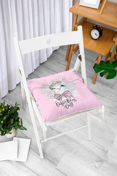 Realhomes Pernă de scaun cu puf imprimată digital cu design personalizat