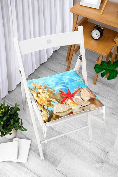 Realhomes Custom Design Digital Printed Pouf Chair Cushion