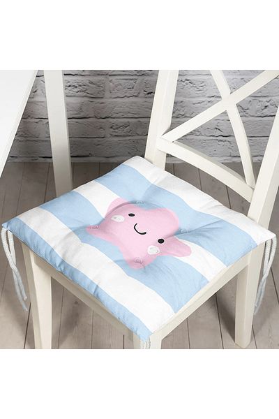 Realhomes Pernă de scaun cu puf imprimată digital cu design personalizat