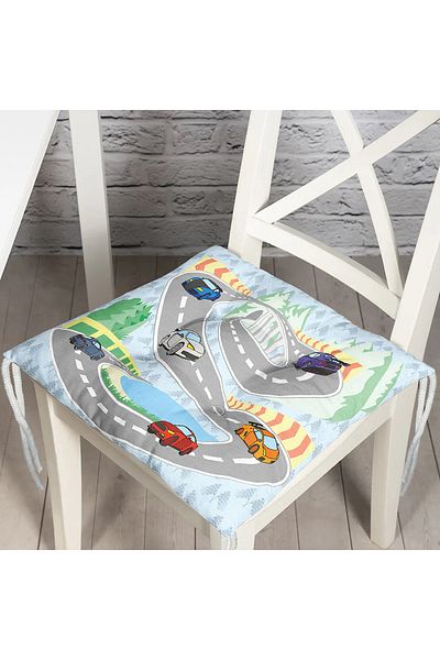 Realhomes Digital Printed Fluffy Chair Cushion