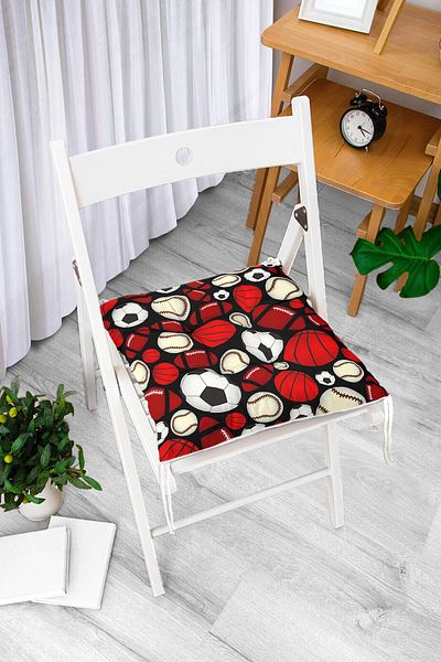 Realhomes Custom Design Digital Printed Modern Pouf Chair Cushion