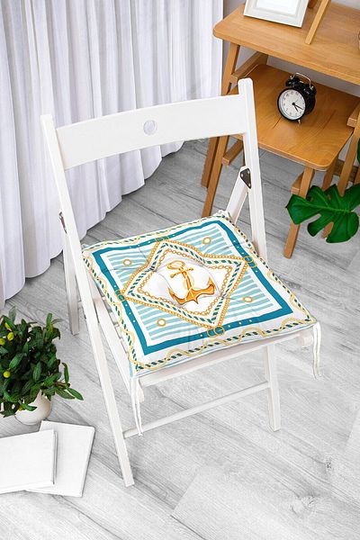 Realhomes Custom Design Digital Printed Pouf Chair Cushion