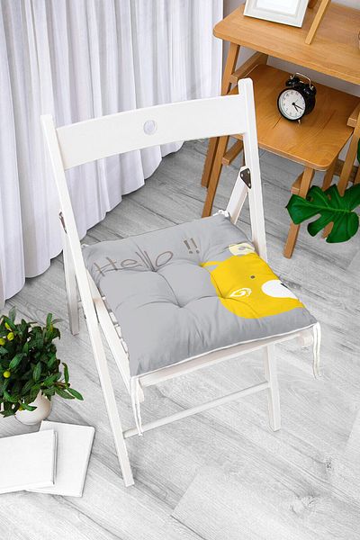 Realhomes Pernă de scaun cu puf imprimată digital cu design personalizat