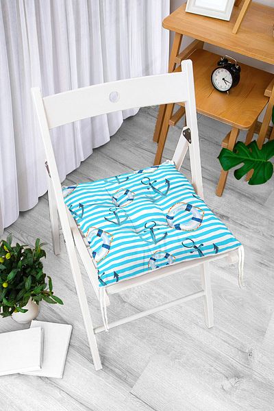 Realhomes Custom Design Digital Printed Pouf Chair Cushion