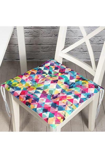 Realhomes Custom Design Digital Printed Pouf Chair Cushion