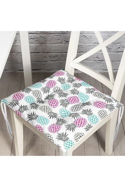 Realhomes Custom Design Digital Printed Pouf Chair Cushion