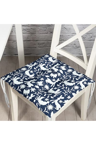 Realhomes Digital Printed Fluffy Square Chair Cushion with Animal Figures