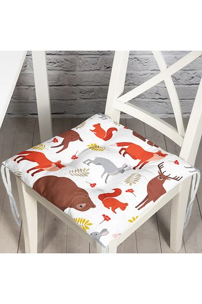 Realhomes Custom Design Digital Printed Modern Pouf Chair Cushion