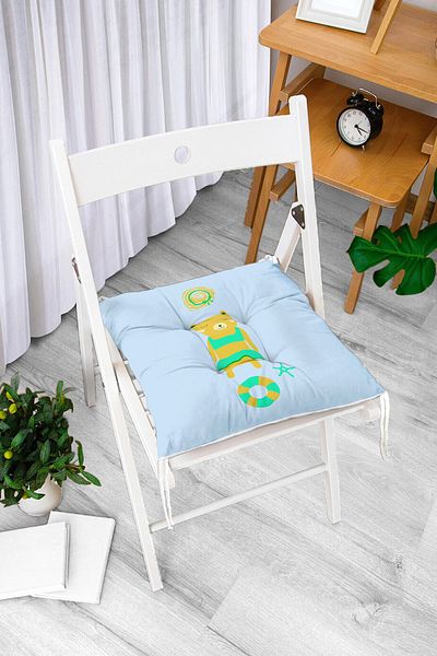 Realhomes Pernă de scaun cu puf imprimată digital cu design personalizat