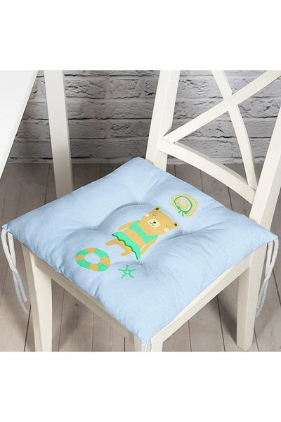 Realhomes Pernă de scaun cu puf imprimată digital cu design personalizat