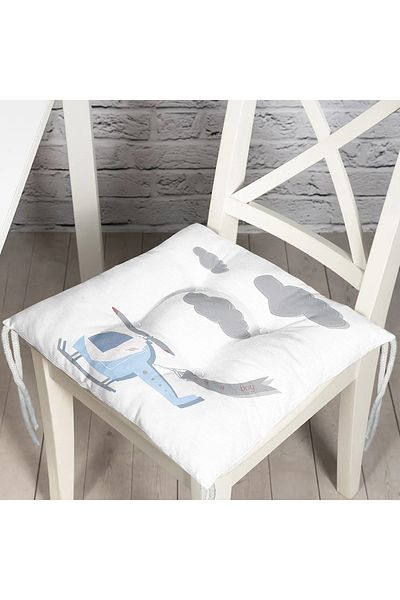 Realhomes Pernă de scaun cu puf imprimată digital cu design personalizat