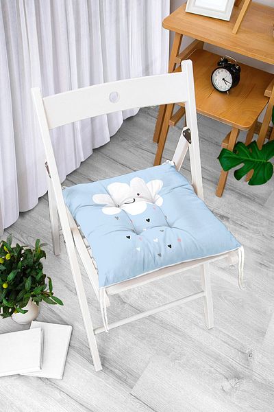 Realhomes Pernă de scaun cu puf imprimată digital cu design personalizat