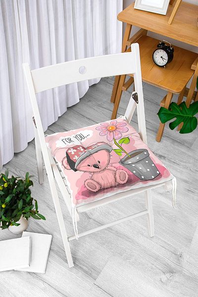Realhomes Digital Printed Fluffy Chair Cushion