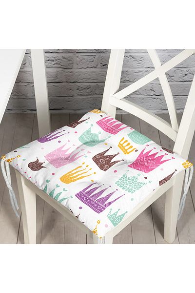 Realhomes Digital Printed Fluffy Chair Cushion