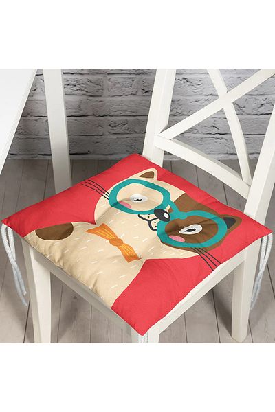Realhomes Custom Design Digital Printed Modern Pouf Chair Cushion