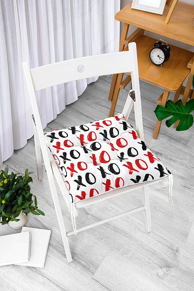 Realhomes Custom Design Digital Printed Pouf Chair Cushion