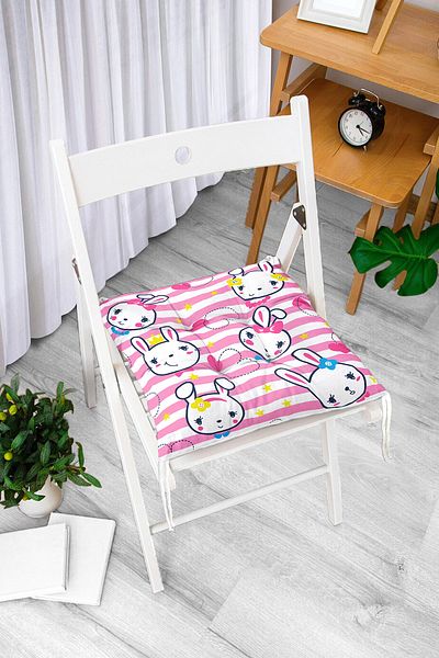 Realhomes Digital Printed Fluffy Chair Cushion