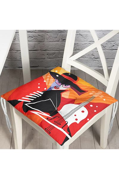 Realhomes Custom Design Digital Printed Pouf Chair Cushion